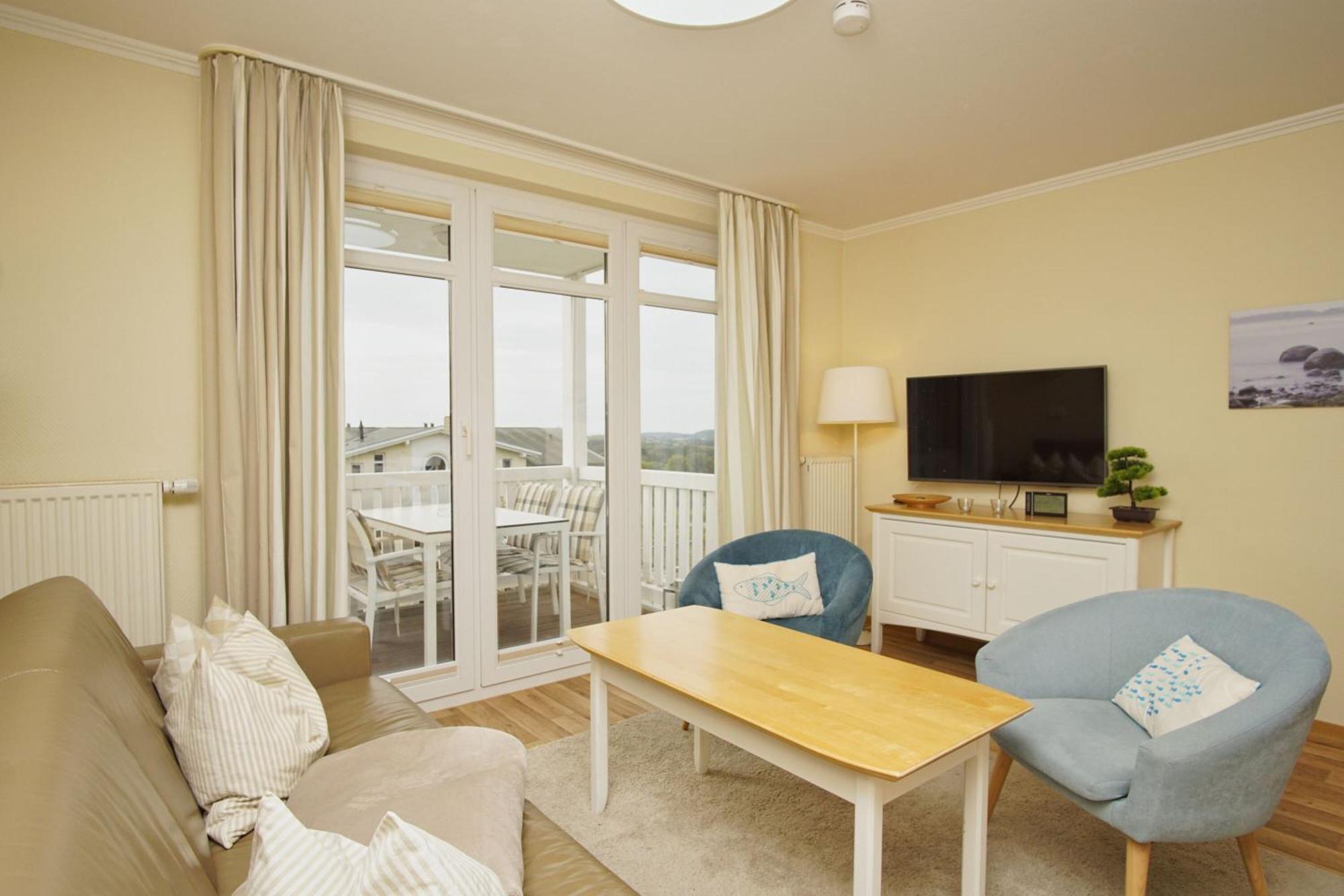 Mit Meerblick Und Balkon, Gratis Nutzung Vom Ahoi Erlebnisbad Und Sauna In Sellin - Meeresblick Fewo 38 Goehren  Exterior foto